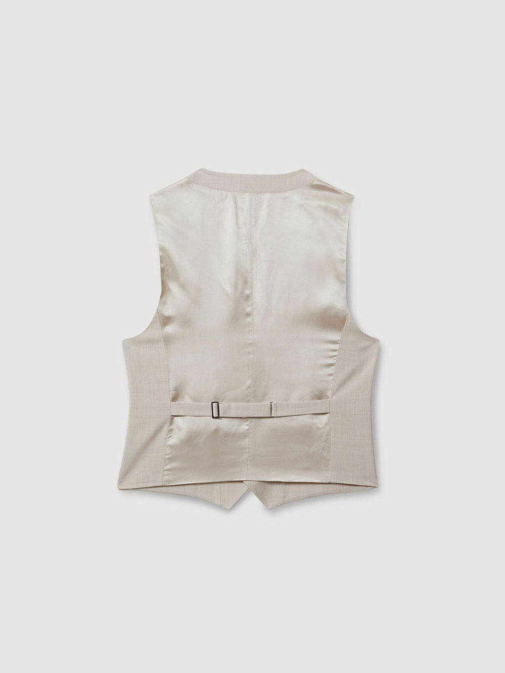 Slim Fit Single Breasted Waistcoat Stone | Mens