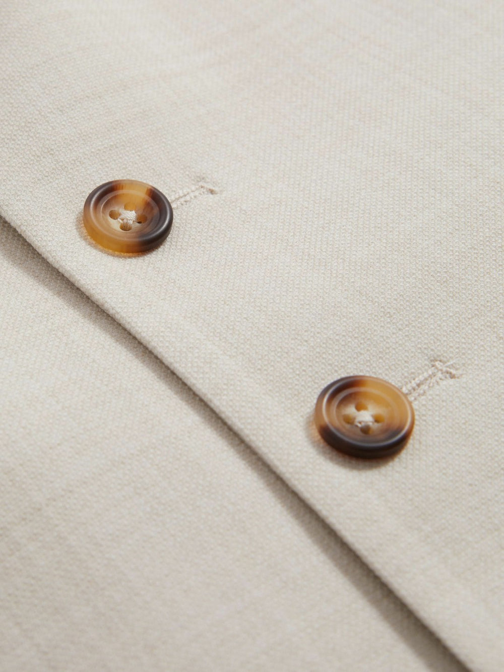 Slim Fit Single Breasted Waistcoat Stone | Mens
