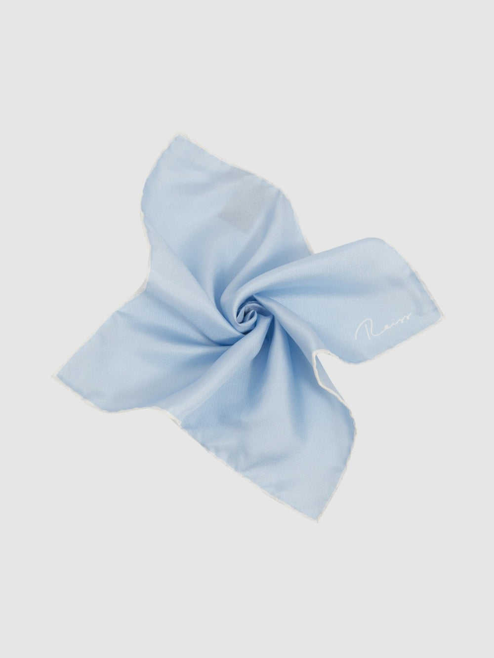 Ceremony Light Blue Silk Pocket Square Light Blue | Mens