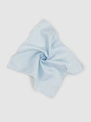 Polka Dot Silk Pocket Square Light Blue | Mens