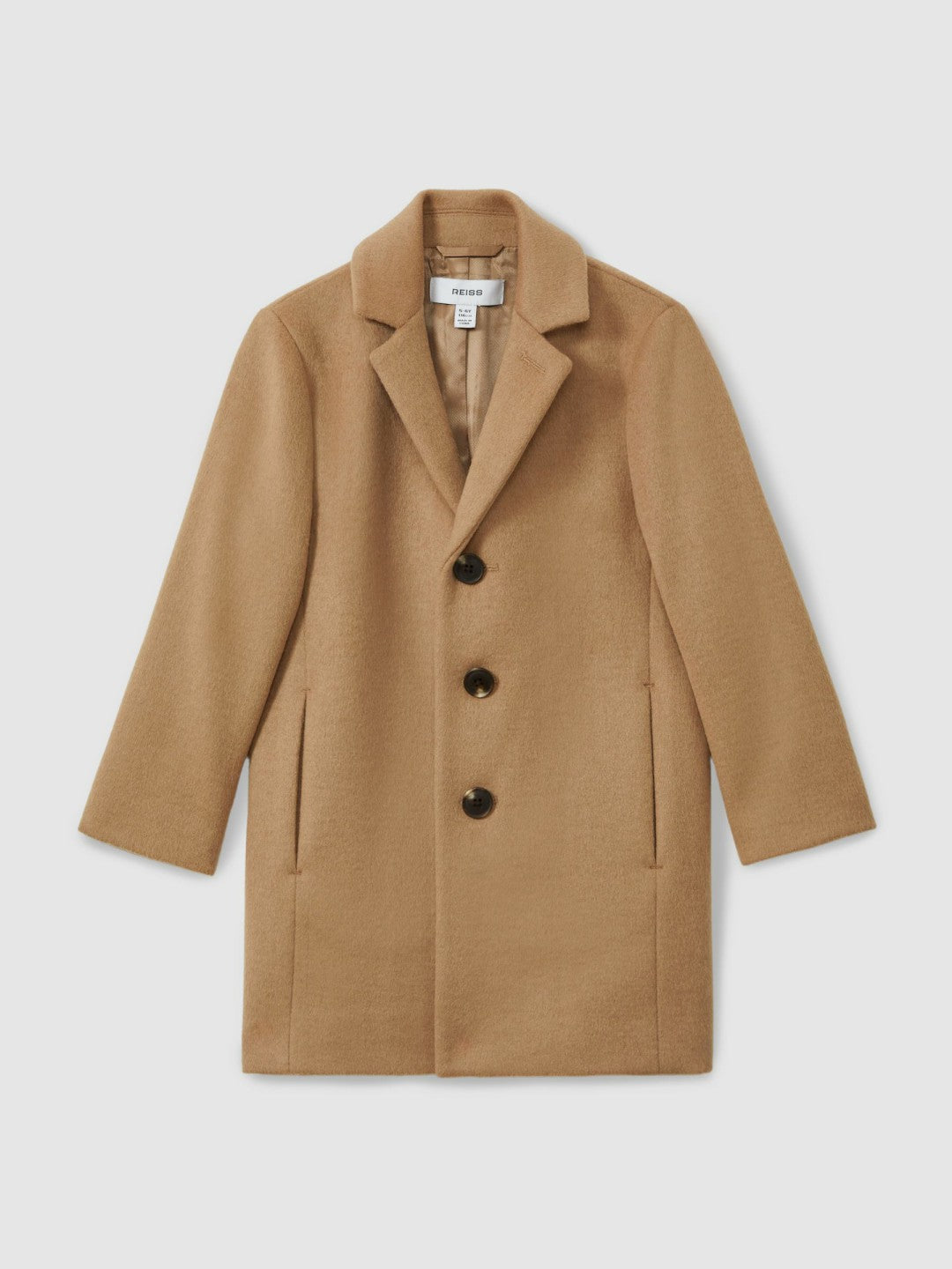 3-9 yrs Single Breasted Overcoat Camel | Children