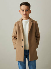3-9 yrs Single Breasted Overcoat Camel | Children