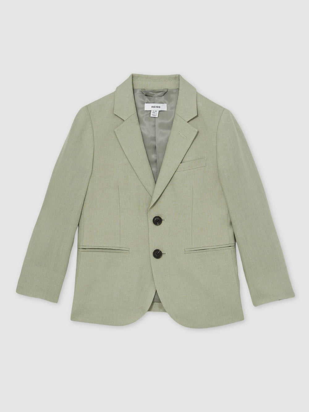 3-9 yrs Linen Single Breasted Blazer Apple | Children