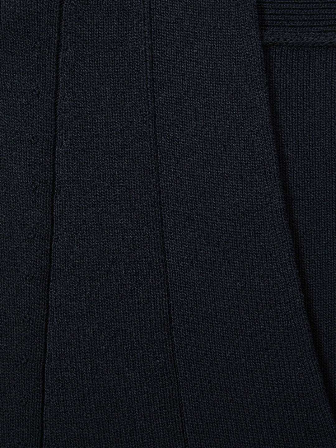 Knitted Sleeveless V-Neck Vest Navy | Womens