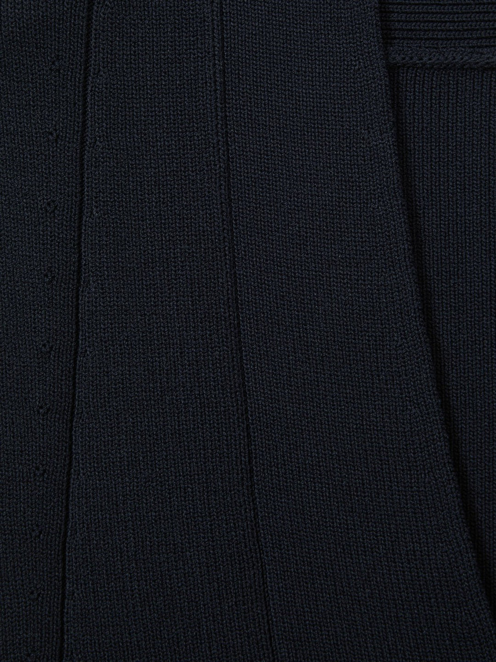Knitted Sleeveless V-Neck Vest Navy | Womens