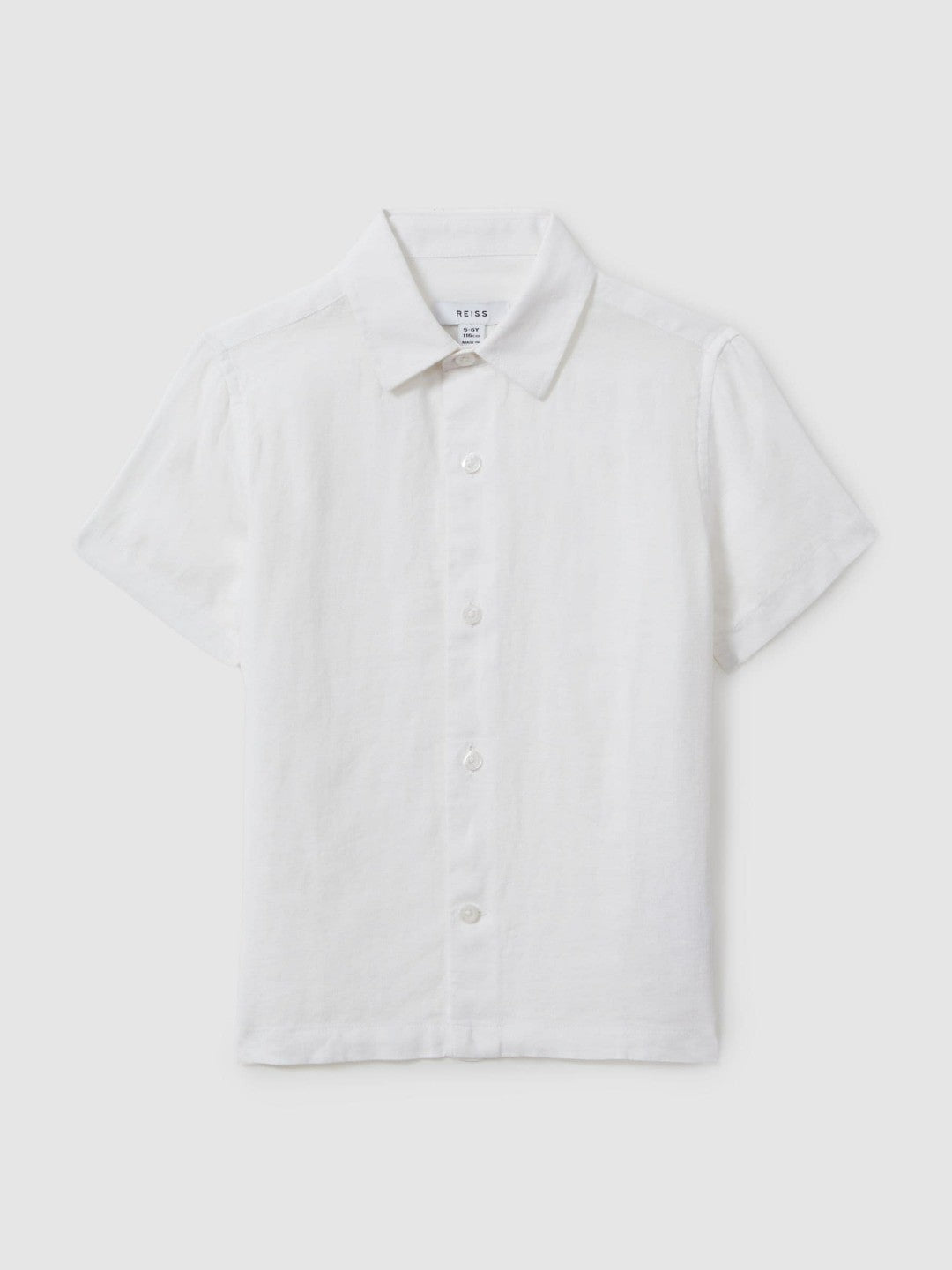 3-9 yrs Short Sleeve Shirt White | Children