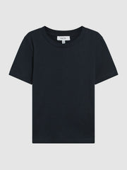 9-13 yrs Crew Neck T-Shirt Navy | Children