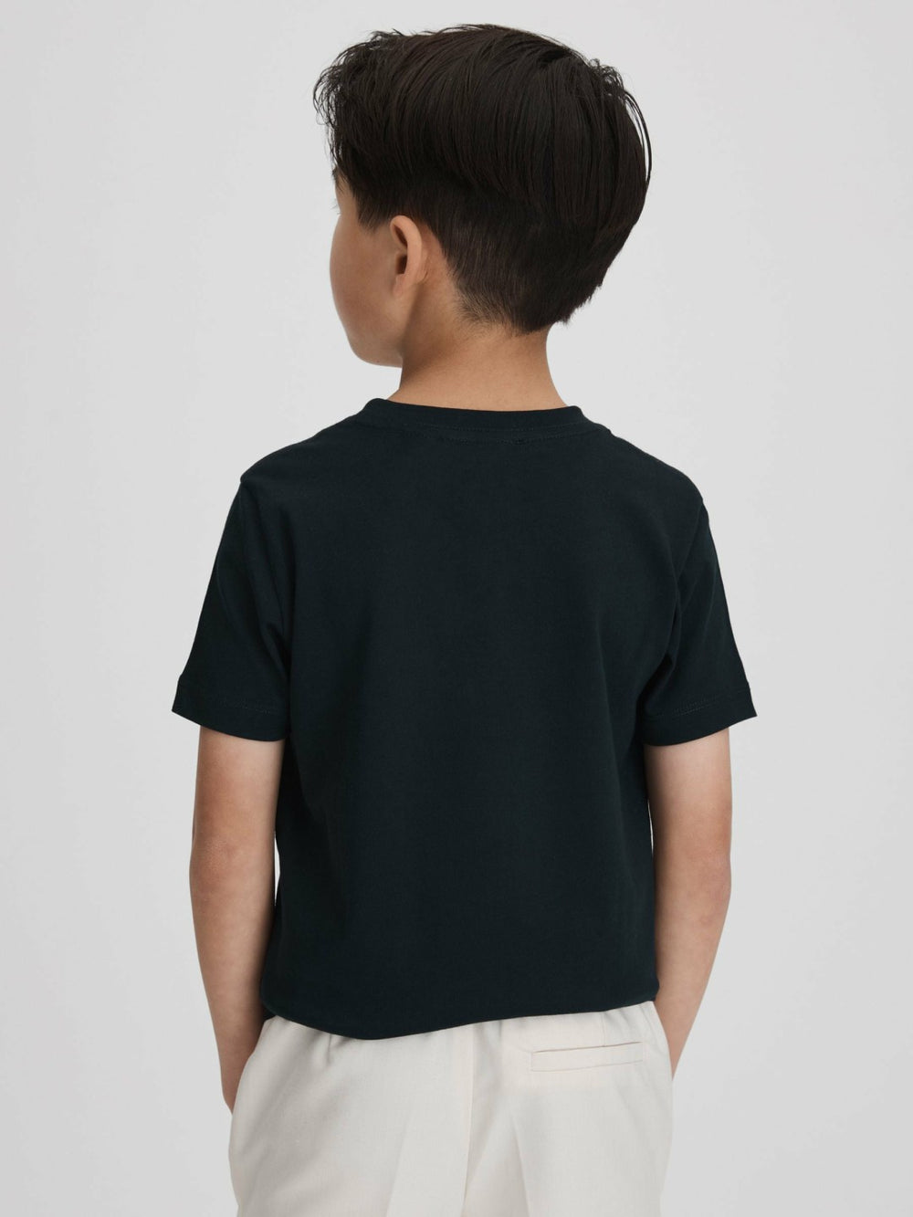 9-13 yrs Crew Neck T-Shirt Navy | Children