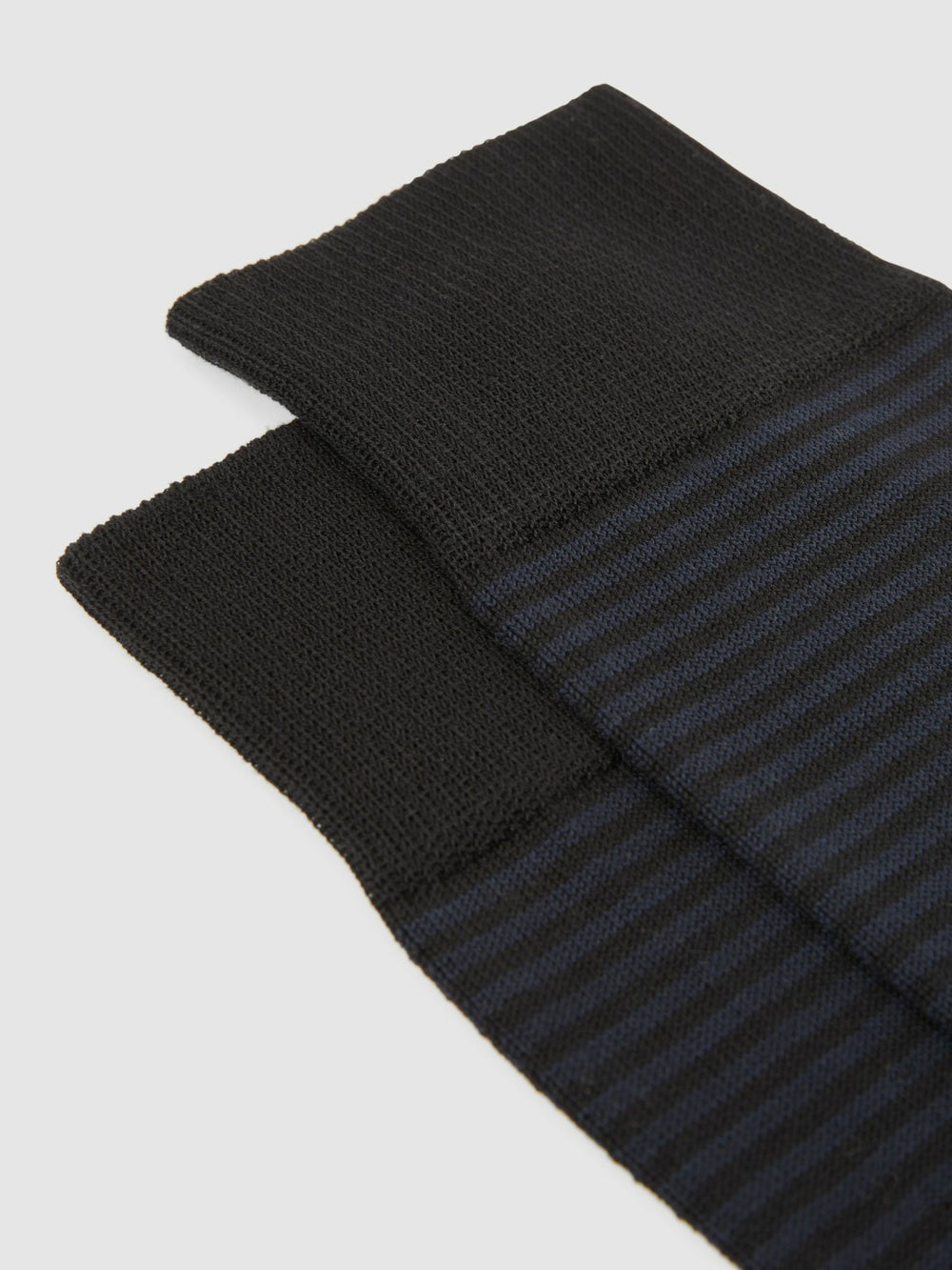 Striped Socks Black/Navy | Mens