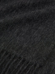 Wool and Cashmere Scarf Charcoal | Mens