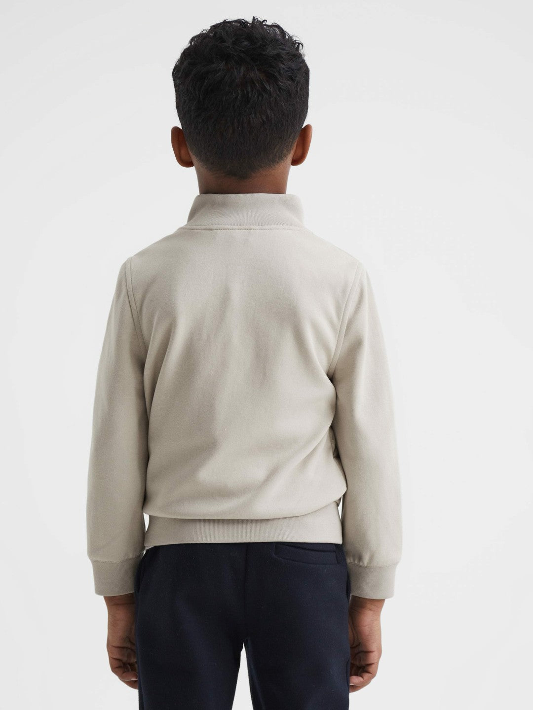 3-9 yrs Funnel Neck Quilted Hybrid Jacket Stone | Children