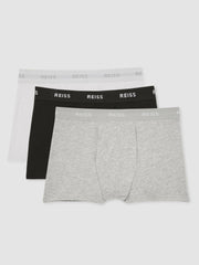 Three Pack Cotton Boxers Multi | Mens