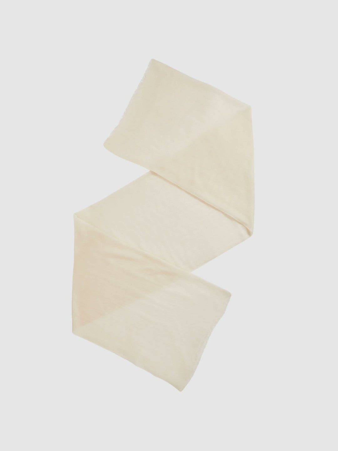 Wool-Cashmere Lightweight Scarf Off White | Womens
