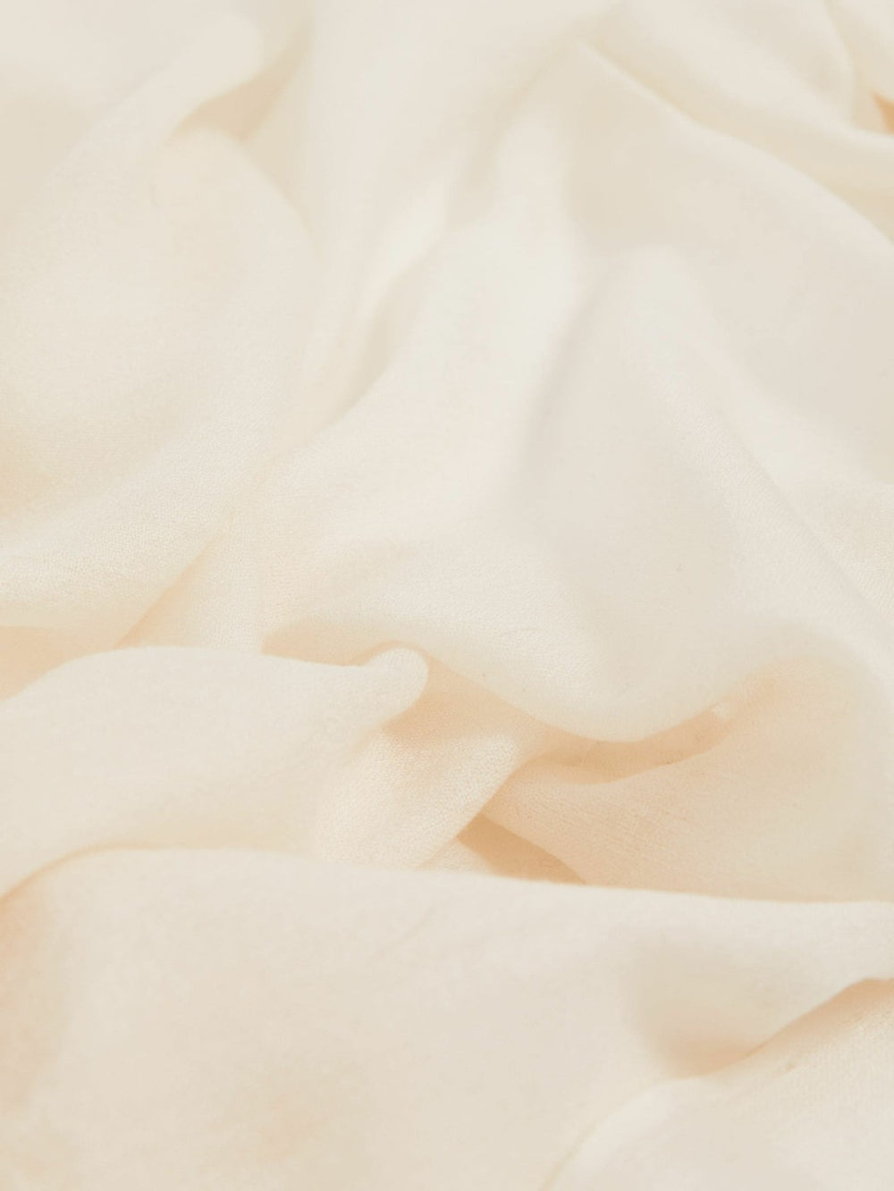 Wool-Cashmere Lightweight Scarf Off White | Womens