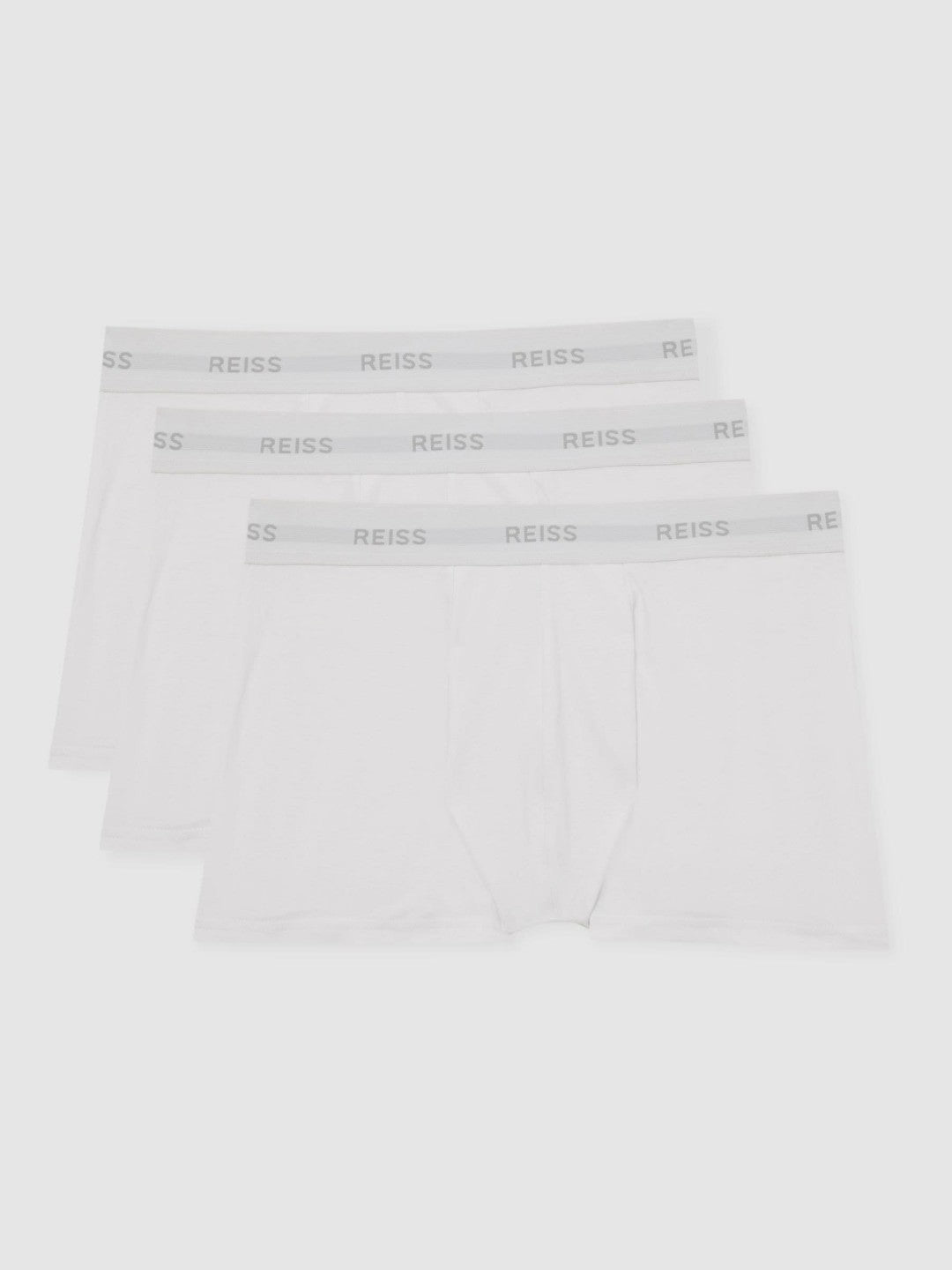 Three Pack Cotton Boxers White | Mens