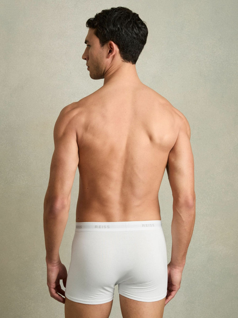 Three Pack Cotton Boxers White | Mens