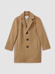 13-14 yrs Single Breasted Overcoat Camel | Children
