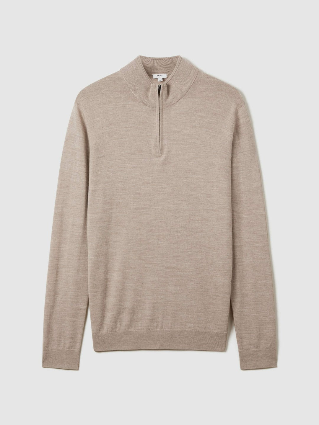 Merino Wool Half-Zip Jumper  | Mens