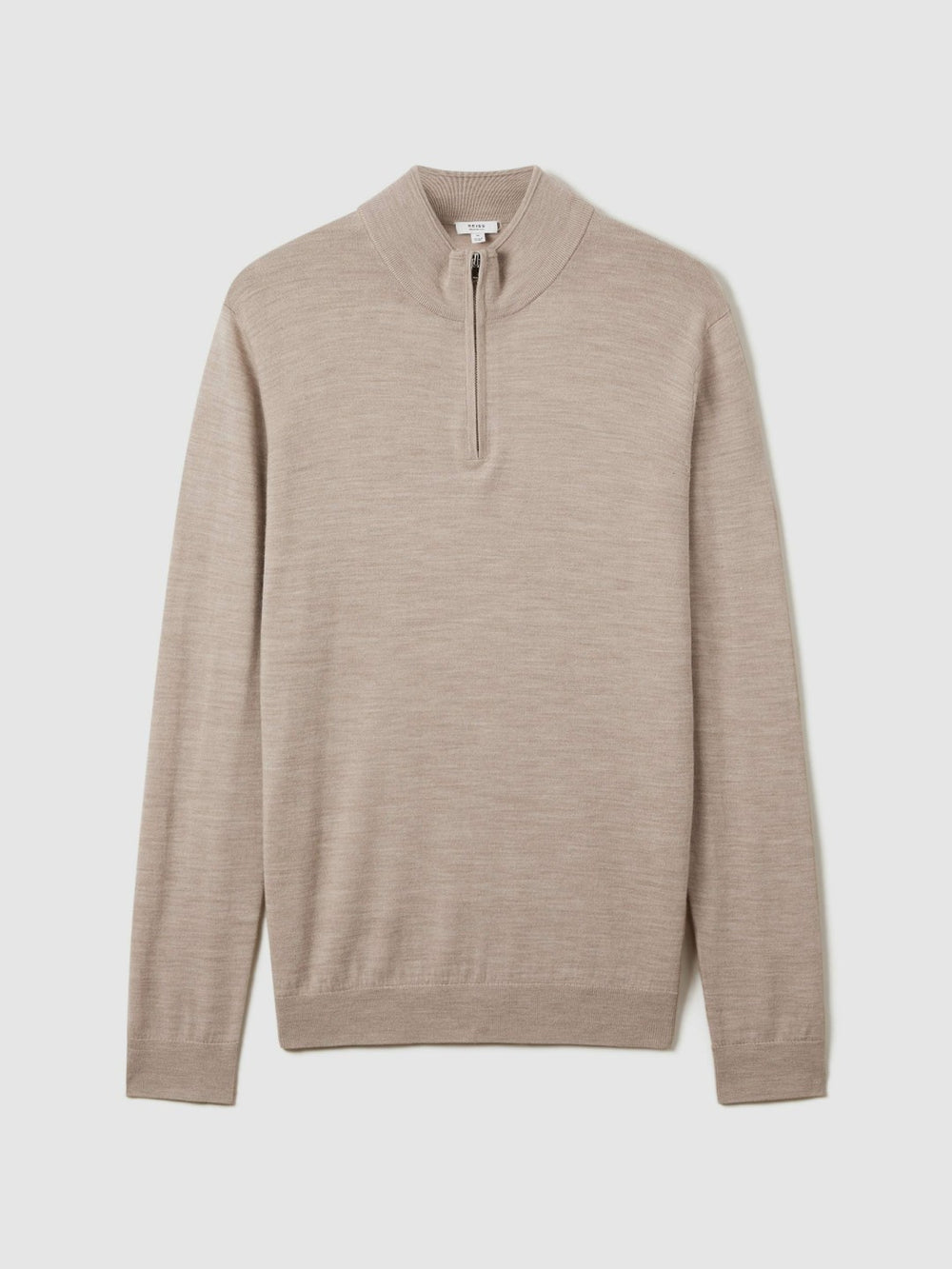 Merino Wool Half-Zip Jumper  | Mens