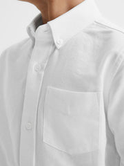 13-14 yrs Button Down Oxford Shirt White | Children