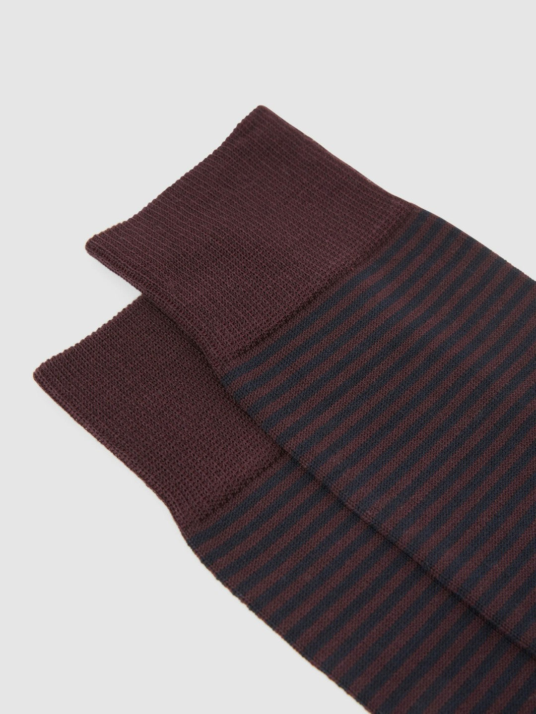 Striped Socks Bordeaux | Mens