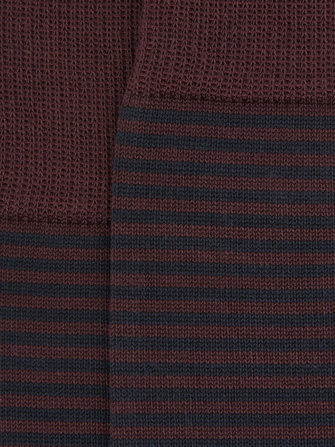 Striped Socks Bordeaux | Mens