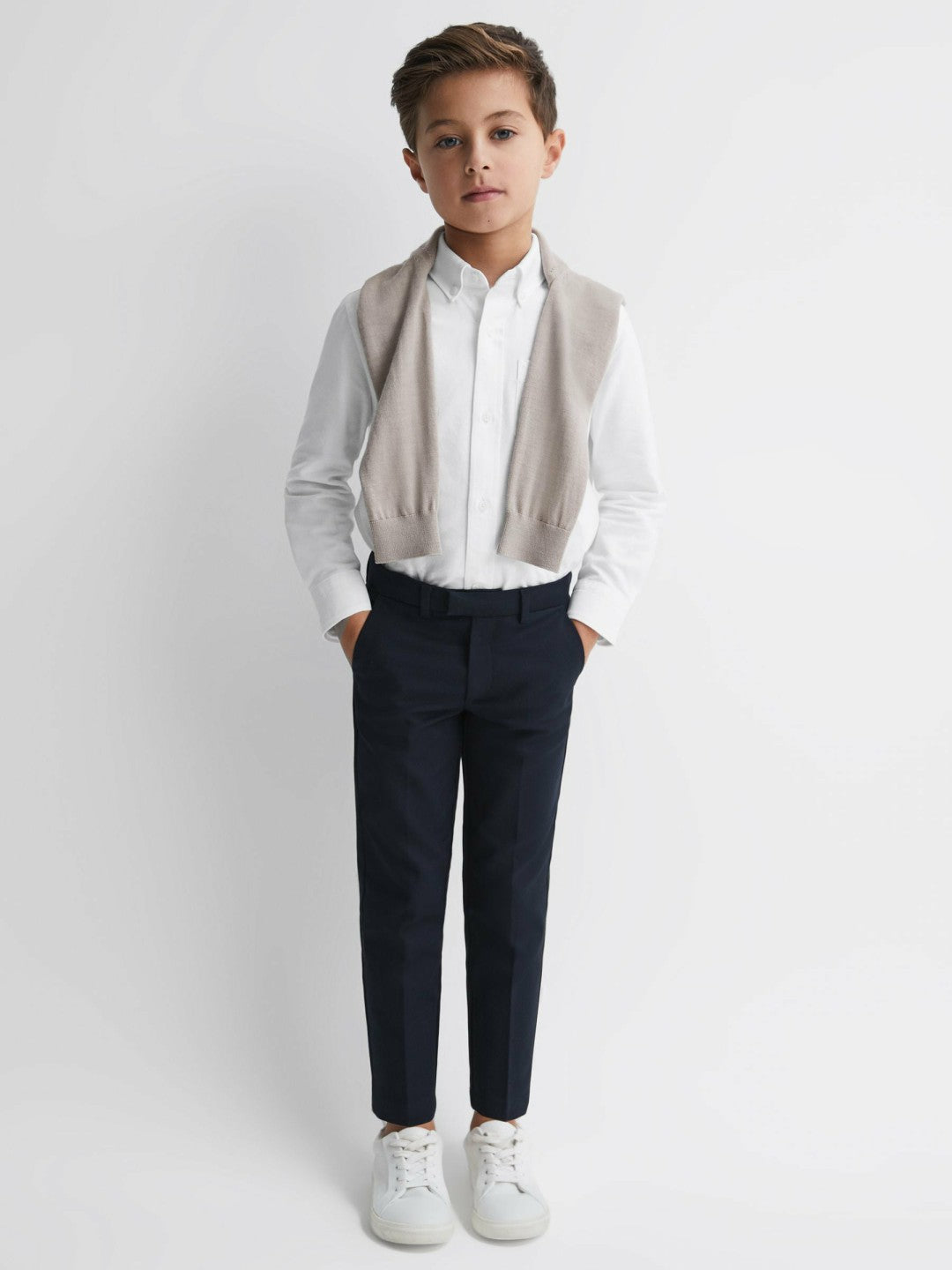 9-14 yrs Button Down Oxford Shirt White | Children