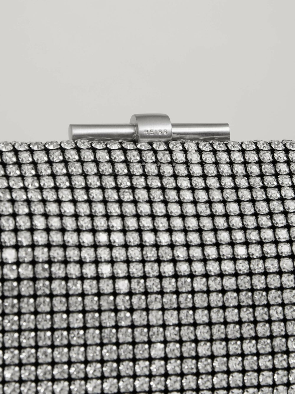 Embellished Clutch Bag Silver | Womens