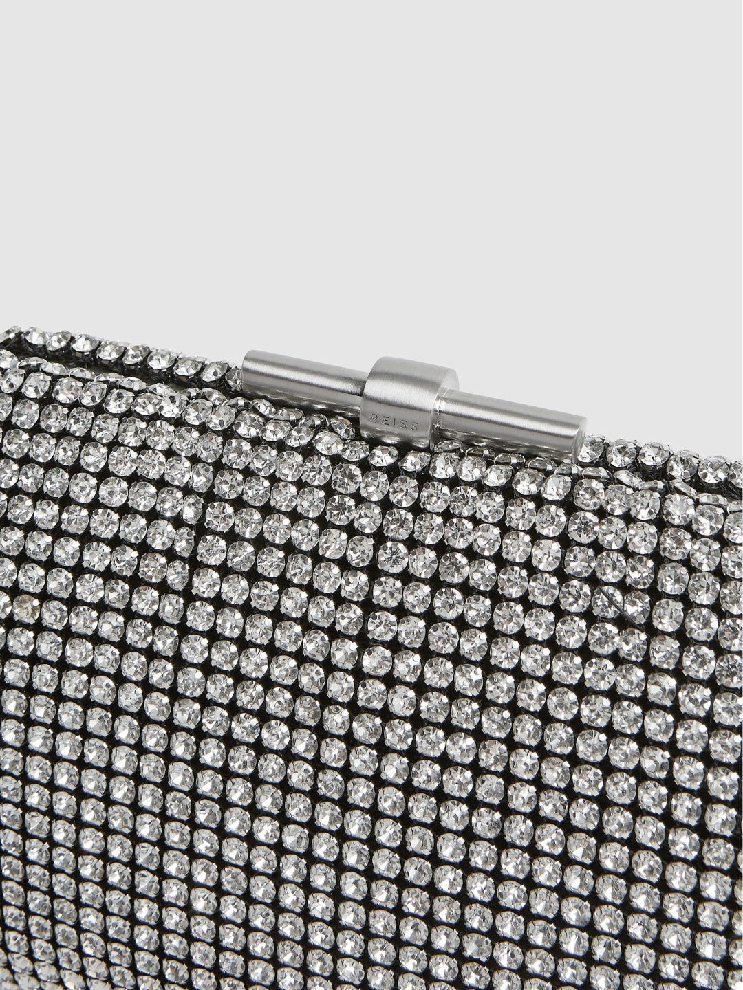 Embellished Clutch Bag Silver | Womens