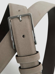 Suede Belt Stone | Mens