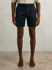 Short Length Casual Chino Shorts Navy | Mens