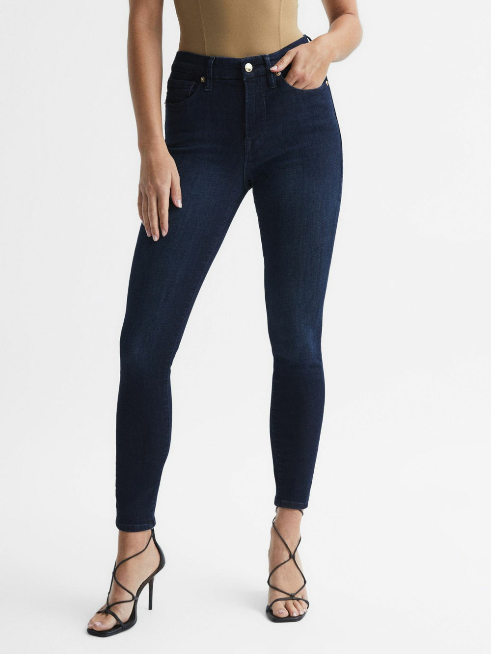 Good American Sculpting Skinny Jeans Indigo | Womens
