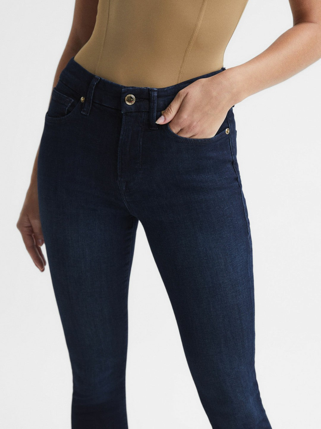 Good American Sculpting Skinny Jeans Indigo | Womens