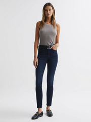 Good American Sculpting Skinny Jeans Mid Blue | Womens