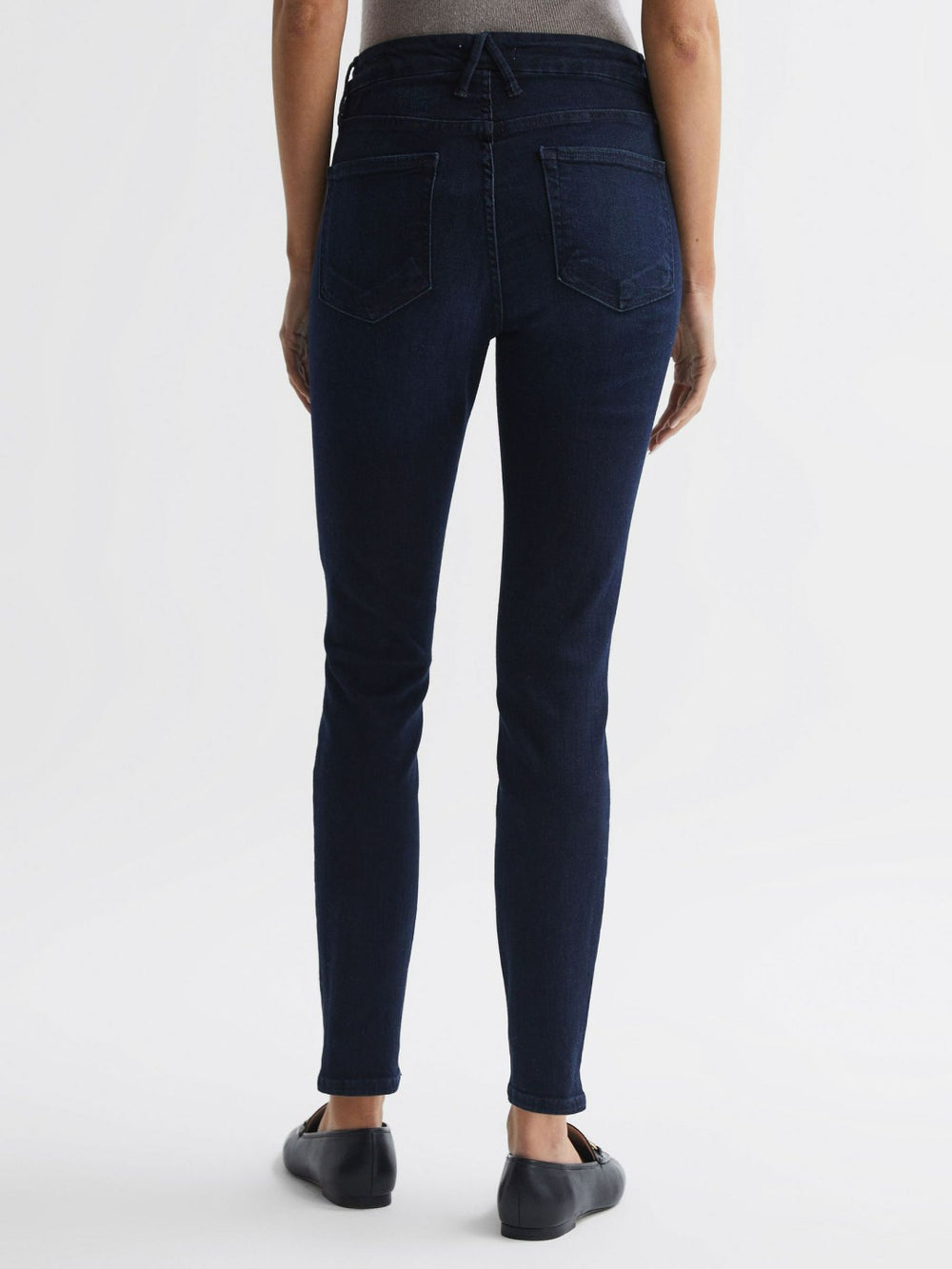 Good American Sculpting Skinny Jeans Mid Blue | Womens