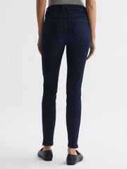 Good American Sculpting Skinny Jeans Mid Blue | Womens