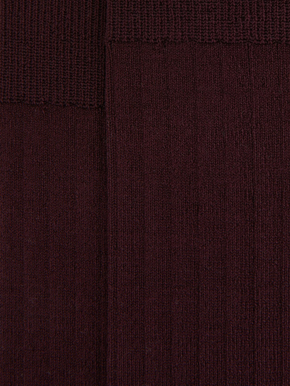 Ribbed Socks Bordeaux | Mens