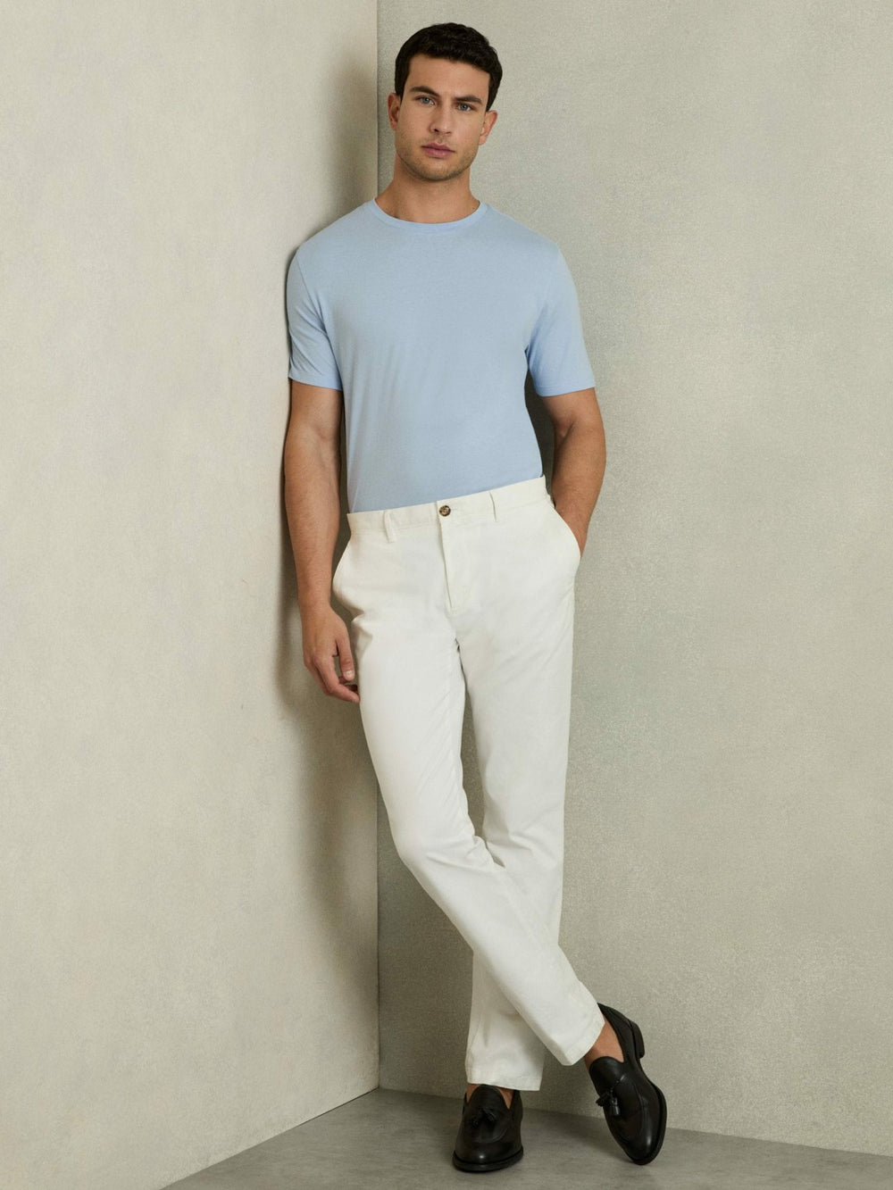 Cotton Crew Neck T-Shirt  | Mens