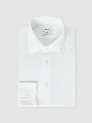 Regular Fit Button-Through Travel Shirt White | Mens