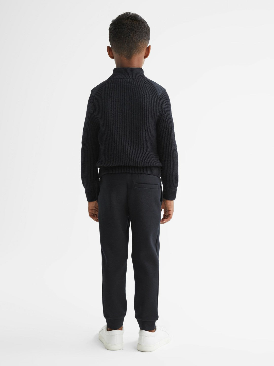 9-14 yrs Hybrid Zip Through Quilted Jacket Navy | Children
