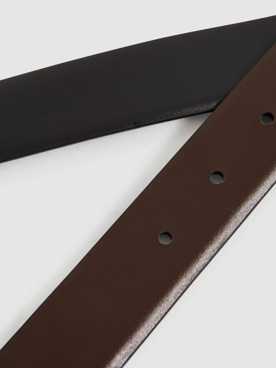 Reversible Leather Belt Black/Dark Brown | Mens
