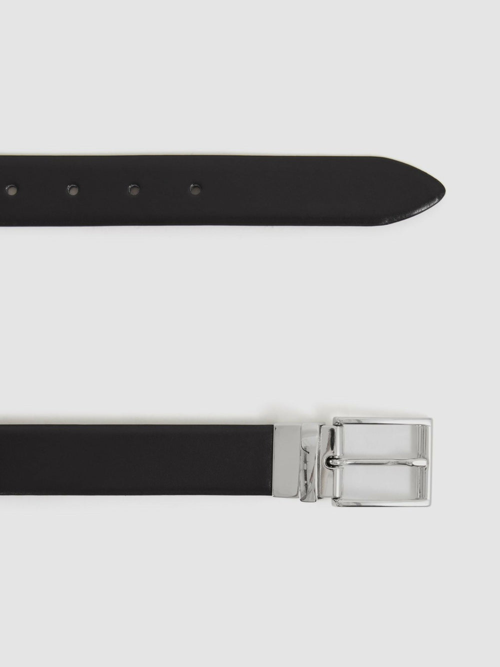 Reversible Leather Belt Black/Dark Brown | Mens