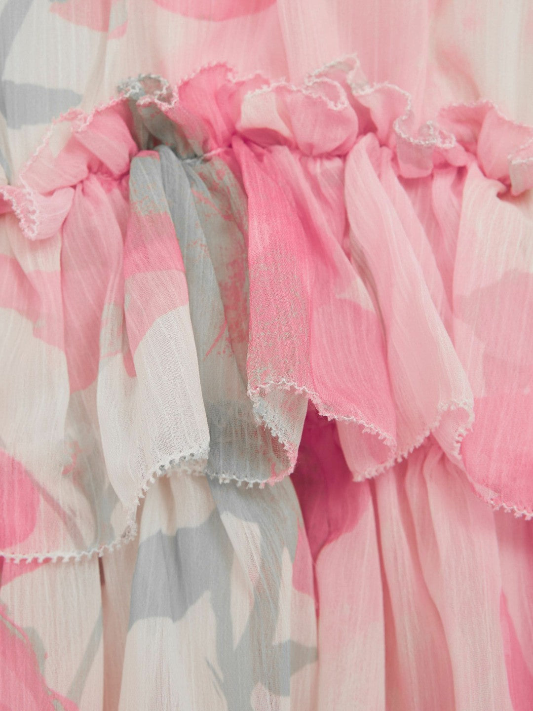 4-9 yrs Printed Tiered Dress Pink Print | Children