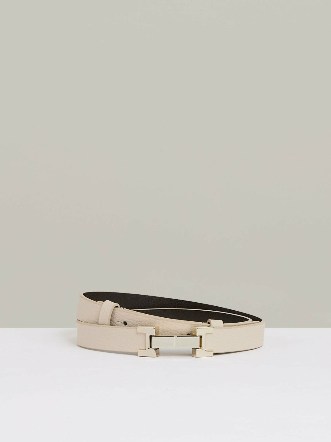 Leather Square Hinge Belt Stone | Womens
