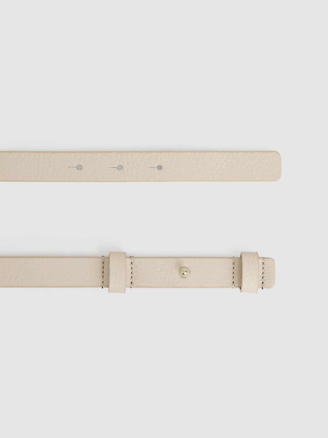 Leather Square Hinge Belt Stone | Womens