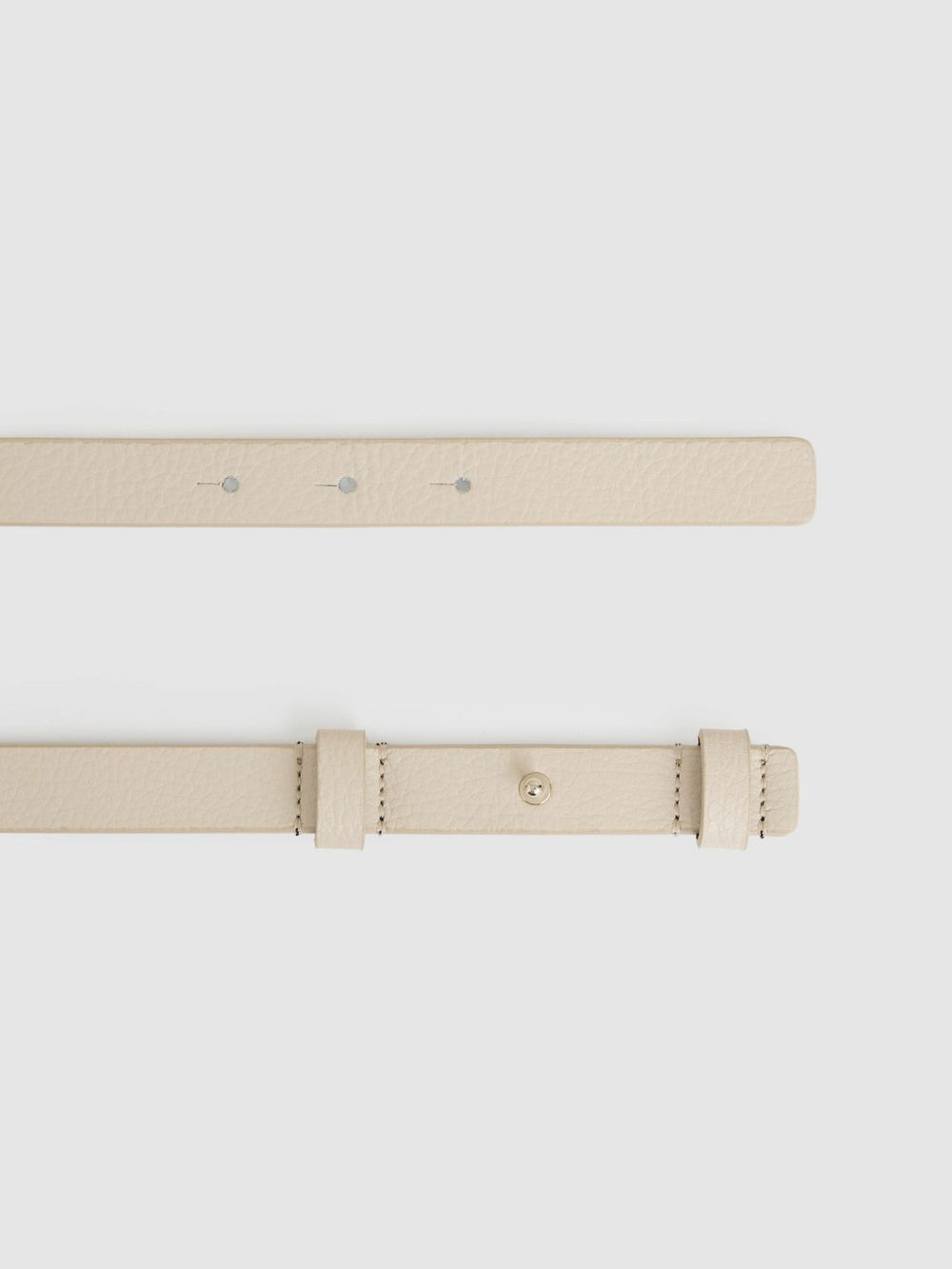 Leather Square Hinge Belt Stone | Womens
