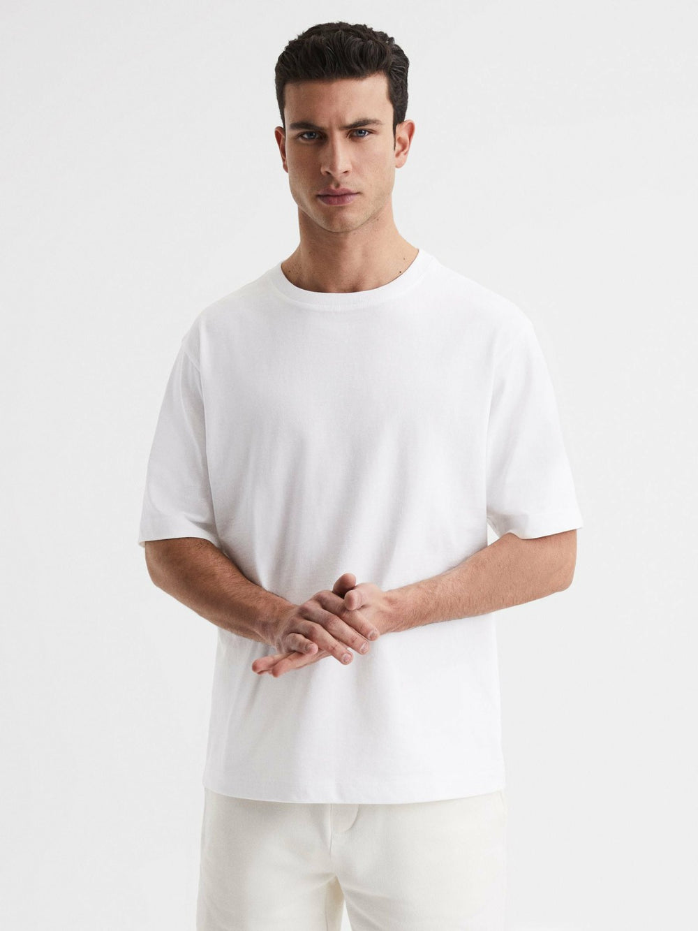 Oversized GarMenst Dye T-Shirt White | Mens