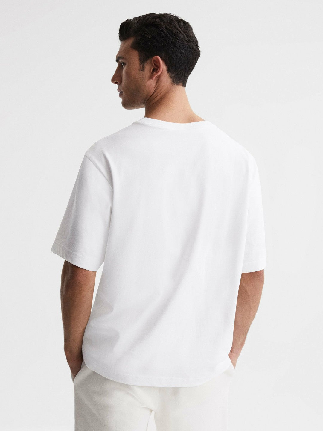 Oversized GarMenst Dye T-Shirt White | Mens