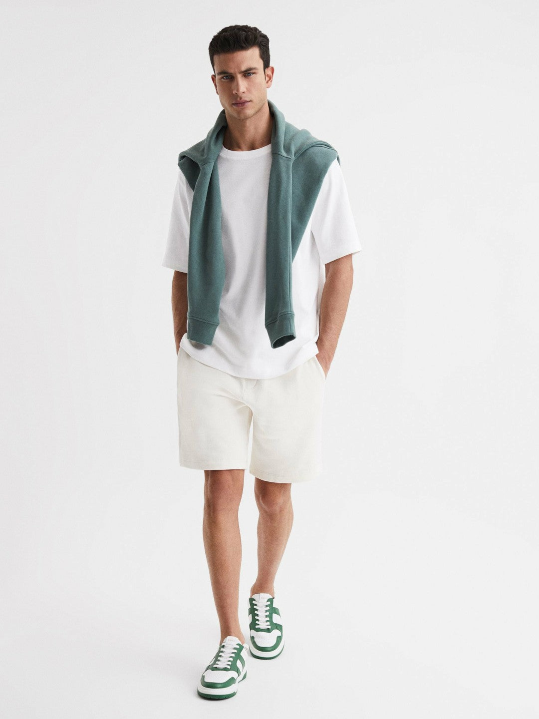 Oversized GarMenst Dye T-Shirt White | Mens