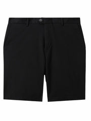 Cotton Chino Shorts with Stretch Black | Mens